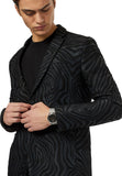 Emporio Armani Luigi Analog Black Dial Silver Mesh Bracelet Watch For Men - AR11272