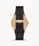 Emporio Armani Luigi White Dial Brown Leather Strap Watch For Men - AR2502