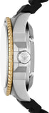 Emporio Armani Meccanico Automatic Red Dial Black Silicon Strap Watch For Men - AR60070