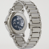 Emporio Armani Meccanico Automatic Silver Dial Silver Steel Strap Watch for Men - AR60006