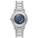 Emporio Armani Meccanico Automatic Silver Dial Silver Steel Strap Watch for Men - AR60006