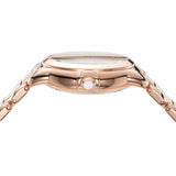 Emporio Armani Mia Meccanico Mother of Pearl Dial Rose Gold Steel Strap Watch for Women - AR60072