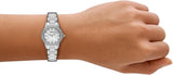 Emporio Armani Mia Mother of Pearl Dial Silver Steel Strap Watch for Women - AR11669