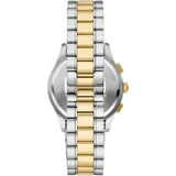 Emporio Armani Paolo Chronograph Grey Dial Two Tone Steel Strap Watch For Men - AR11527