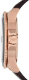 Emporio Armani Pro Planet Three Hand Date Blue Dial Brown Leather Strap Watch For Men - AR11556