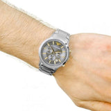 Emporio Armani Quartz Grey Dial Silver Steel Strap Watch For Men - AR11047