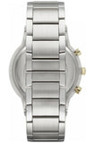 Emporio Armani Quartz Grey Dial Silver Steel Strap Watch For Men - AR11047