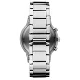 Emporio Armani Renato Chronograph Blue Dial Silver Steel Strap Watch For Men - AR11164