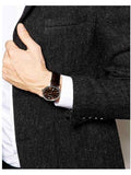 Emporio Armani Renato Classic Brown Dial Brown Leather Strap Watch For Men - AR2413
