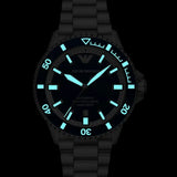 Emporio Armani Sea Explorer Blue Dial Silver Steel Strap Watch for Men - AR60087