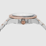 Emporio Armani Sea Explorer GMT Quartz White Dial Two Tone Steel Strap Watch For Men - AR11591