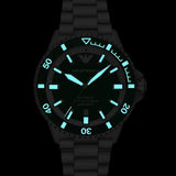 Emporio Armani Sea Explorer Green Dial Silver Steel Strap Watch for Men - AR60088