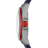 Emporio Armani Sigma Quartz Blue Dial Blue Silicone Strap Watch For Men - AR11217