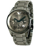Emporio Armani Sportivo Chronograph Brown Dial Brown Steel Strap Watch For Men - AR5950