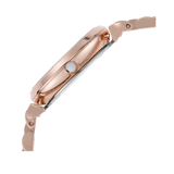 Emporio Armani T-Bar Gianni Crystal Pave Dial Rose Gold Steel Strap Watch For Women - AR11244