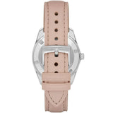 Emporio Armani Tazio Mother of Pearl Dial Pink Leather Strap Watch for Women - AR6133
