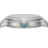 Emporio Armani Three Hand Blue Dial Two Tone Steel Strap Watch for Women - AR11597