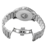 Emporio Armani Valente Chronograph Quartz Black Dial Silver Steel Strap Watch For Men - AR11083