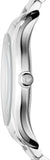 Emporio Armani Valente Quartz Black Dial Silver Steel Strap Watch For Men - AR11086