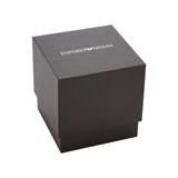 Emporio Armani World Explorer Orange Dial Black Silicone Strap Watch for Men - AR11684