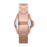 Fossil Cecile Rose Gold Dial Rose Gold Steel Strap Watch for Women - AM4483