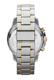 Fossil Dean Chronograph White Dial Silver Steel Strap Watch for Men - FS4795