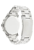 Fossil Grant Chronograph Black Dial Silver Steel Strap Watch for Men - FS4736