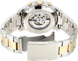 Fossil Grant Sport Automatic Skeleton Blue Dial Two Tone Steel Strap Watch for Men - ME3141