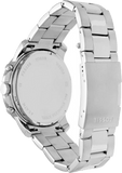 Fossil Grant Sport Chronograph Black Dial Silver Steel Strap Watch for Men - FS5236