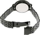 Fossil Jacqueline Black Dial Black Mesh Bracelet Watch for Women - ES3614