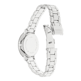 Fossil Jacqueline Multifunction White Dial Silver Steel Strap Watch for Women - ES3738