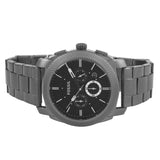 Fossil Machine Chronograph Black Dial Grey Steel Strap Watch for Men - FS4662