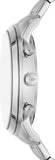 Fossil Neutra Chronograph Blue Dial Silver Steel Strap Watch for Men - FS6025