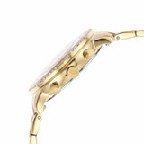 Fossil Neutra Chronograph Gold Dial Gold Steel Strap Watch for Women - ES5219