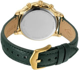 Fossil Neutra Chronograph Green Dial Green Leather Strap Watch for Women - ES5239