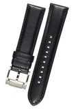 Fossil Pilot Chronograph Sky Blue Dial Black Leather Strap Watch for Men - FS5162