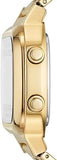 Fossil Retro Digital Gold Dial Gold Steel Strap Watch for Men - FS5843