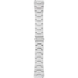 Fossil Retro Digital Silver Dial Silver Steel Strap Watch for Men - FS5844