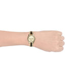 Fossil Stella Multifunction Gold Dial Two Tone Steel Strap Watch for Women - ES4756