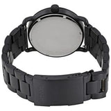 Fossil The Commuter Brown Dial Black Steel Strap Watch for Men - FS5277
