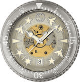 Gucci Dive Automatic Transparent Dial White Rubber Strap Watch For Men - YA136343