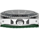 Gucci Dive Black Dial Two Tone NATO Strap Watch For Men - YA136206