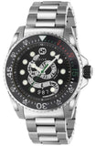 Gucci Dive Snake Black Dial Silver Steel Strap Watch For Men - YA136218