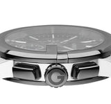 Gucci G Chrono Black Dial Black Leather Strap Watch For Men - YA101205