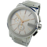 Gucci G Chrono Chronograph Silver Dial Silver Steel Strap Watch For Men - YA101201