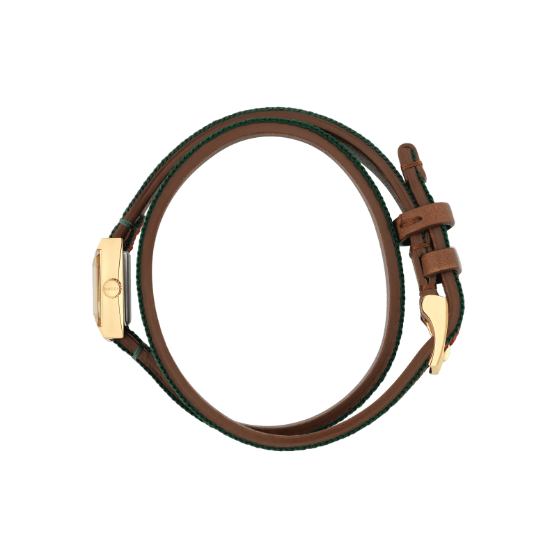 Gucci G-Frame Multicolored Red and Green Dial Watch For Women - YA128527