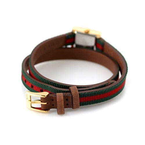 Gucci G-Frame Multicolored Red and Green Dial Watch For Women - YA128527