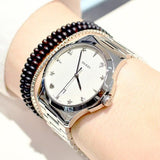 Gucci G Timeless Silver Dial Silver Steel Strap Watch For Women - YA1264028