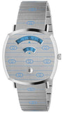 Gucci Grip Quartz Silver Dial Silver Steel Strap Watch For Women - YA157437
