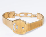 Gucci Grip Yellow Gold Dial Yellow Gold Steel Strap Unisex Watch -  YA157403